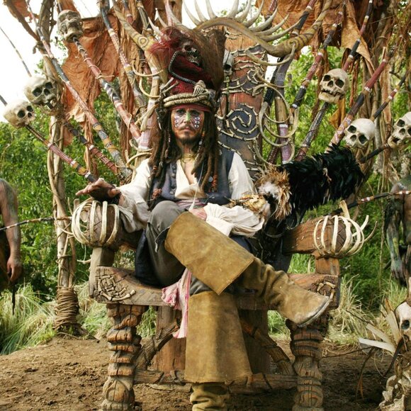 2006 DISNEY PIRATES OF THE CARIBBEAN OFFICIAL MOVIE FILM PROP PELEGOSTO SKULL - Picture 2 of 15